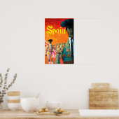 Spanien Reiseplakat Poster (Küche)