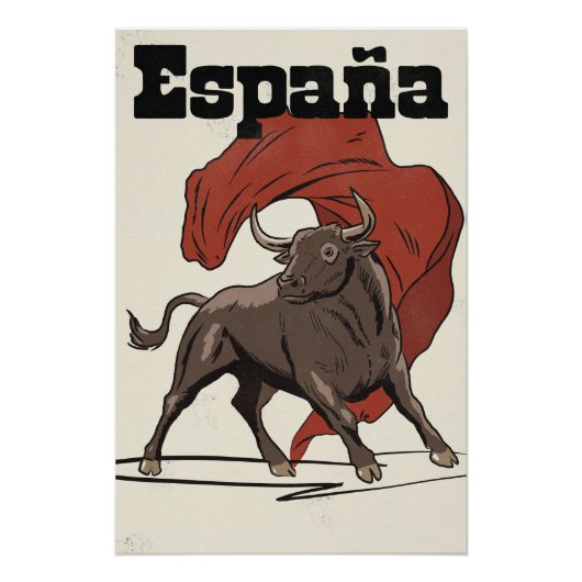 Spanien Reiseplakat Poster (Vorderseite)