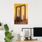 Spanien Reiseplakat Spanische Kunst Henri Jacques Poster (Heimbüro)