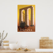 Spanien Reiseplakat Spanische Kunst Henri Jacques Poster (Küche)