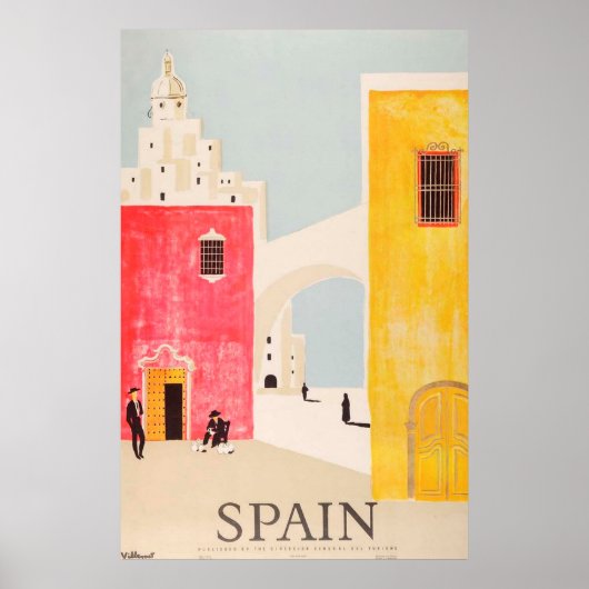 Spanien Reiseplakat Vintag Poster (Vorne)