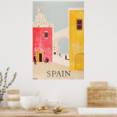 Spanien Reiseplakat Vintag Poster (Küche)