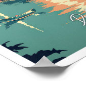 Spanien Reisewegsstelle Poster (Ecke)