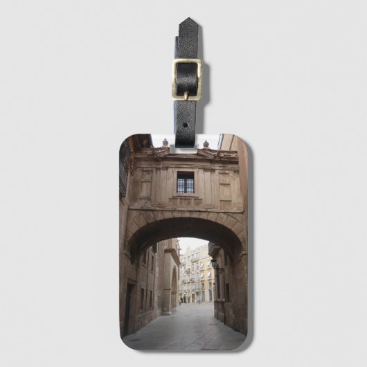 Spanien Reiseziel Gepäckmarke Gepäckanhänger (Vorderseite Vertikal)