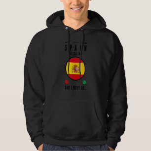 Spanien ruft an, ich muss gehen Spanische Flagge E Hoodie