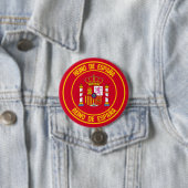 Spanien Runde Emblem Button (Beispiel)