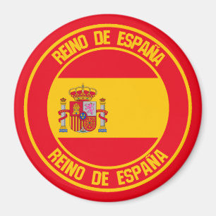 Spanien Runde Emblem Magnet