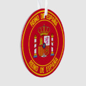 Spanien Runde Emblem Ornament (Vorderseite)