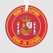 Spanien Runde Emblem Ornament (Rückseite)