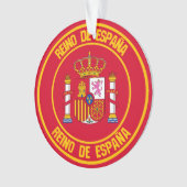Spanien Runde Emblem Ornament (Vorderseite)