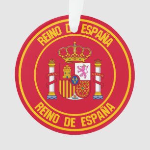 Spanien Runde Emblem Ornament