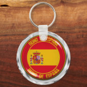 Spanien Runde Emblem Schlüsselanhänger (Vorderseite)