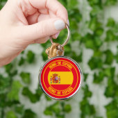 Spanien Rundemblem Schlüsselanhänger (Hand)