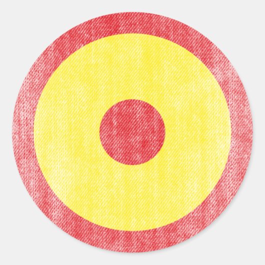 SPANIEN RUNDER AUFKLEBER (Vorderseite)