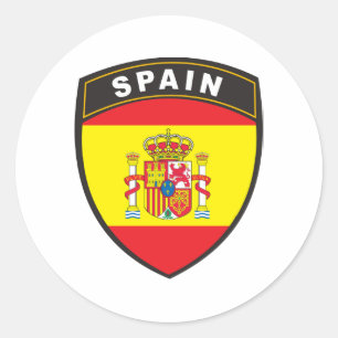 Spanien Runder Aufkleber