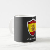 Spanien Schild Kaffeetasse (Vorderseite Links)