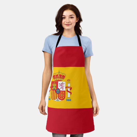 Spanien Schürze (Getragen)