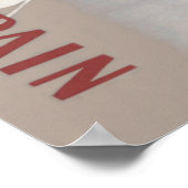 Spanien Senorita Birds Blume Fiesta Garden Poster (Ecke)