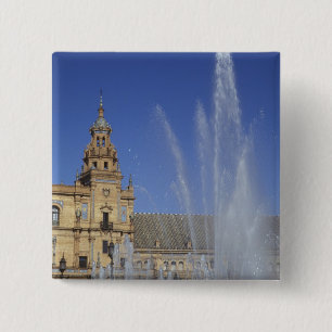 Spanien, Sevilla, Andalusien und verziert Button