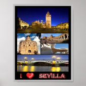 Spanien - Sevilla - I Liebe - Poster (Vorne)