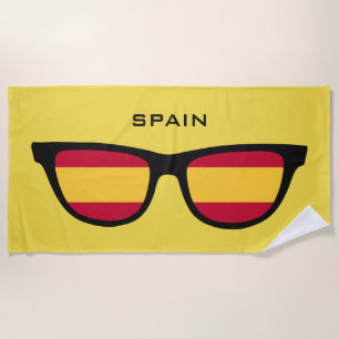 SPANIEN Shades benutzerdefinierte Text Strandhandt Strandtuch