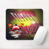 Spanien-Sieg die 2010 Weltmeisterschaft-Welt Mousepad (Mit Mouse)
