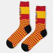 Spanien Socken, spanische Flagge Mode / Sport Socken (Linkes Detail)