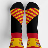 Spanien Socken, spanische Flaggenfarben, España /  Socken (Oben)