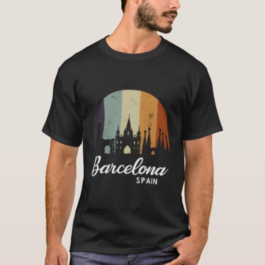 Spanien Spanien Barcelona T-Shirt (Vorderseite)