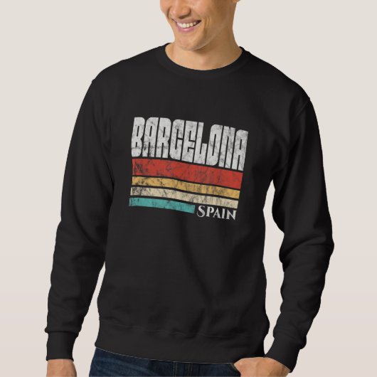 Spanien Spanien Espanol Espanol Vintag Sweatshirt (Vorderseite)