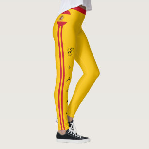 Spanien & Spanien Flag Mode, Reise-/Sportfans Le Leggings