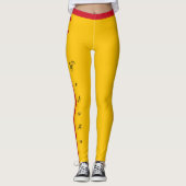 Spanien & Spanien Flag Mode, Reise-/Sportfans Le Leggings (Vorderseite)