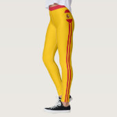 Spanien & Spanien Flag Mode, Reise-/Sportfans Le Leggings (Links)