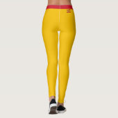 Spanien & Spanien Flag Mode, Reise-/Sportfans Le Leggings (Rückseite)