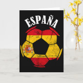 Spanien Spanien Flagge Spanien Fußballspieler Span Karte (Gelbe Blume)