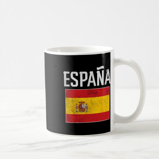 Spanien Spanien Flagge Spanisch Fußball Männer Fra Kaffeetasse (Rechts)