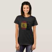 Spanien Spanier Spanische Flagge Spanische Eltern T-Shirt (Vorne ganz)