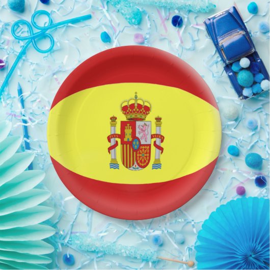 Spanien-Spanisch-Flagge Pappteller (Party)