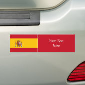 Spanien - spanische Flagge Autoaufkleber (Auf Auto)