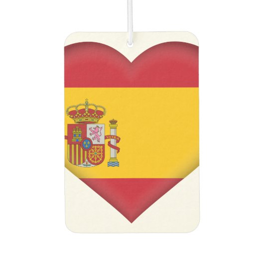 Spanien (Spanische Flagge) Autolufterfrischer (Vorderseite)