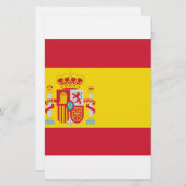 Spanien/spanische Flagge Briefpapier (Vorne/Hinten)