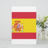 Spanien/spanische Flagge Briefpapier (Stehend Vorderseite)