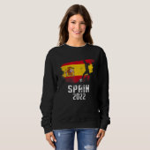 Spanien Spanische Flagge Fußballmannschaft 2022 We Sweatshirt (Vorne ganz)