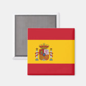 Spanien (Spanische Flagge) Magnet (Vorderseite/Rückseite)