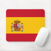 Spanien (Spanische Flagge) Mousepad (Mit Mouse)