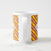 Spanien - Spanische Flagge Personalisiert Jumbo-Tasse (Rückseite)