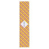 Spanien - Spanische Flagge Personalisiert Kurzer Tischläufer (Vorderseite)