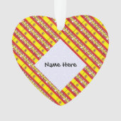 Spanien - Spanische Flagge Personalisiert Ornament (Vorderseite)