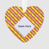 Spanien - Spanische Flagge Personalisiert Ornament (Rückseite)