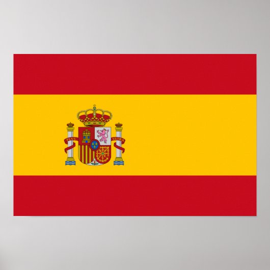 Spanien - Spanische Flagge Poster (Vorne)